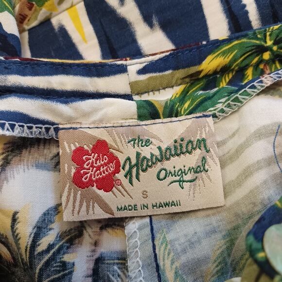 Hilo Hattie Hawaiian Original Cropped Pants Women’s Size S Tropical Print Woven - Picture 6 of 10